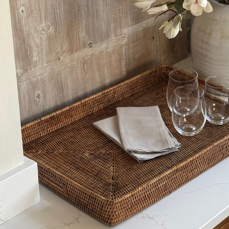 Large Ottoman Tray Natural – Cowshed Interiors