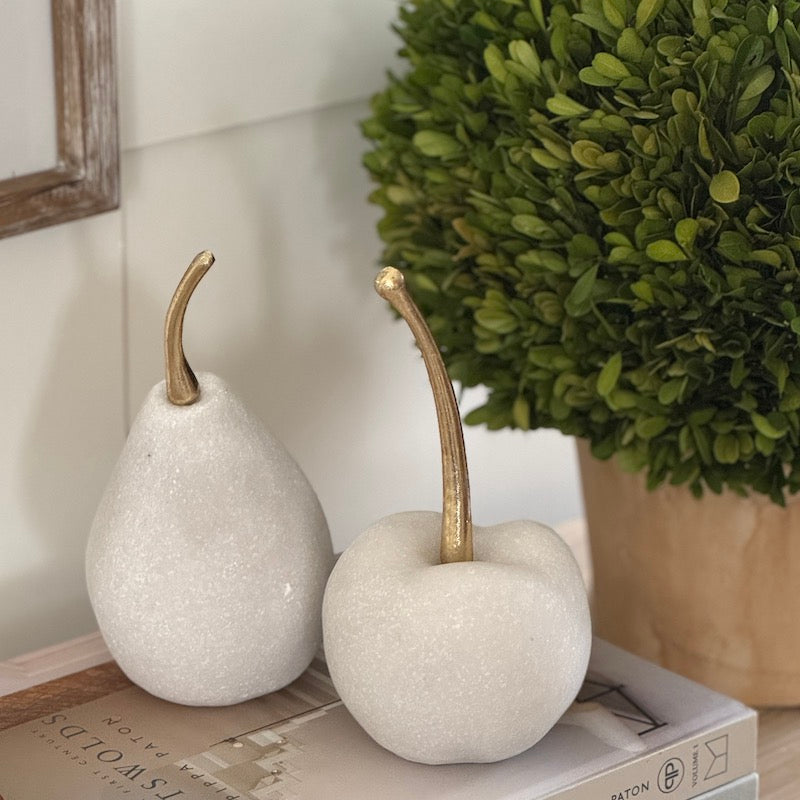 Decorative Fruit In Quartz Finish
