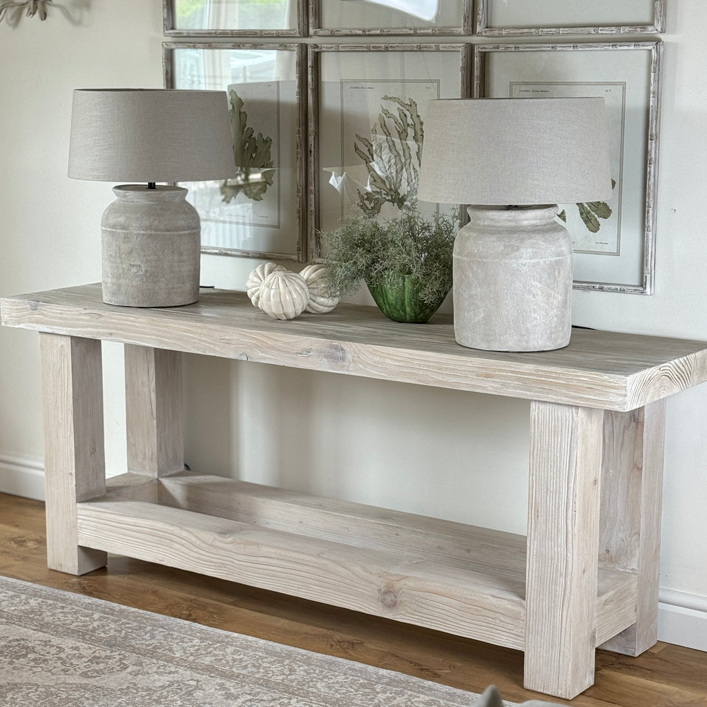 Chunky Constantine Whitewashed Console