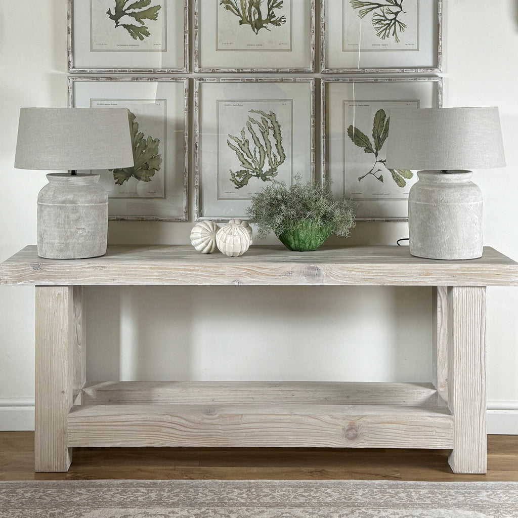 Chunky Constantine Whitewashed Console