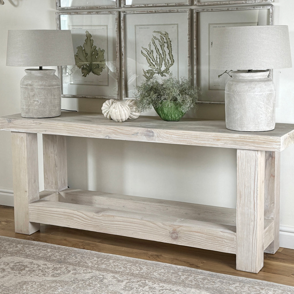 Chunky Constantine Whitewashed Console