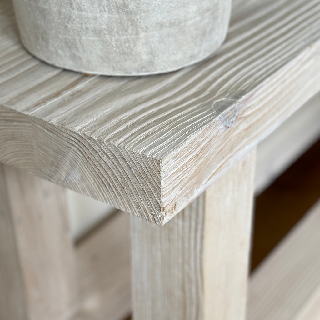 Chunky Constantine Whitewashed Console