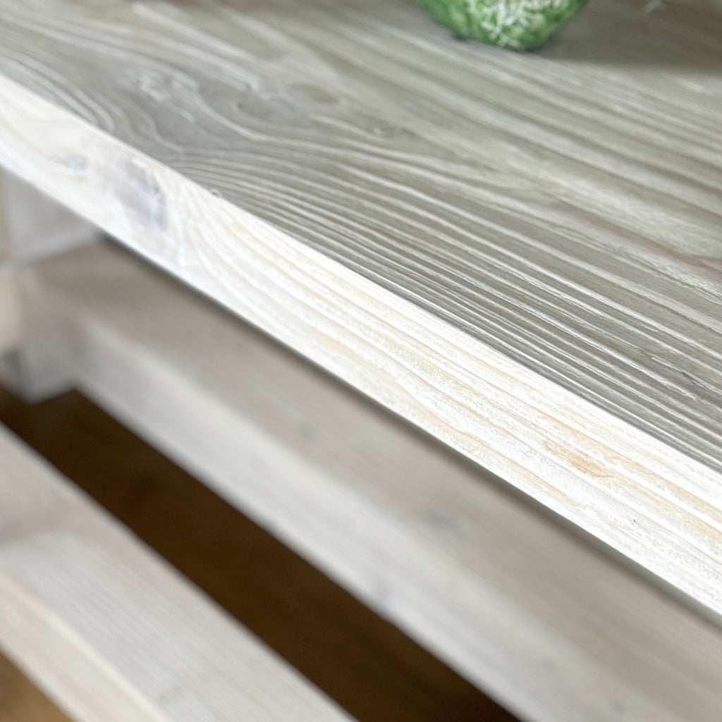 Chunky Constantine Whitewashed Console