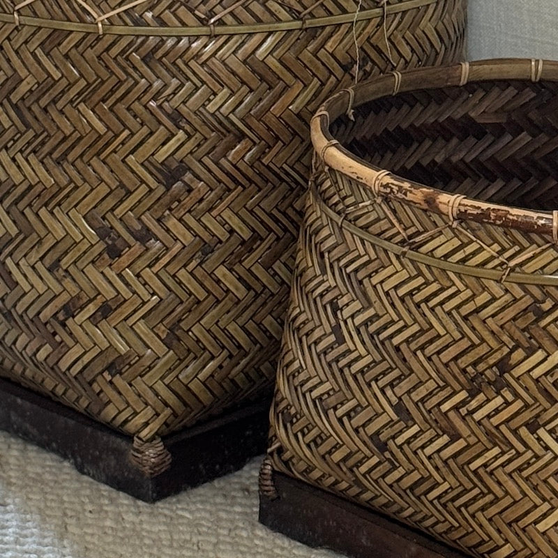 Woven Rattan Basket