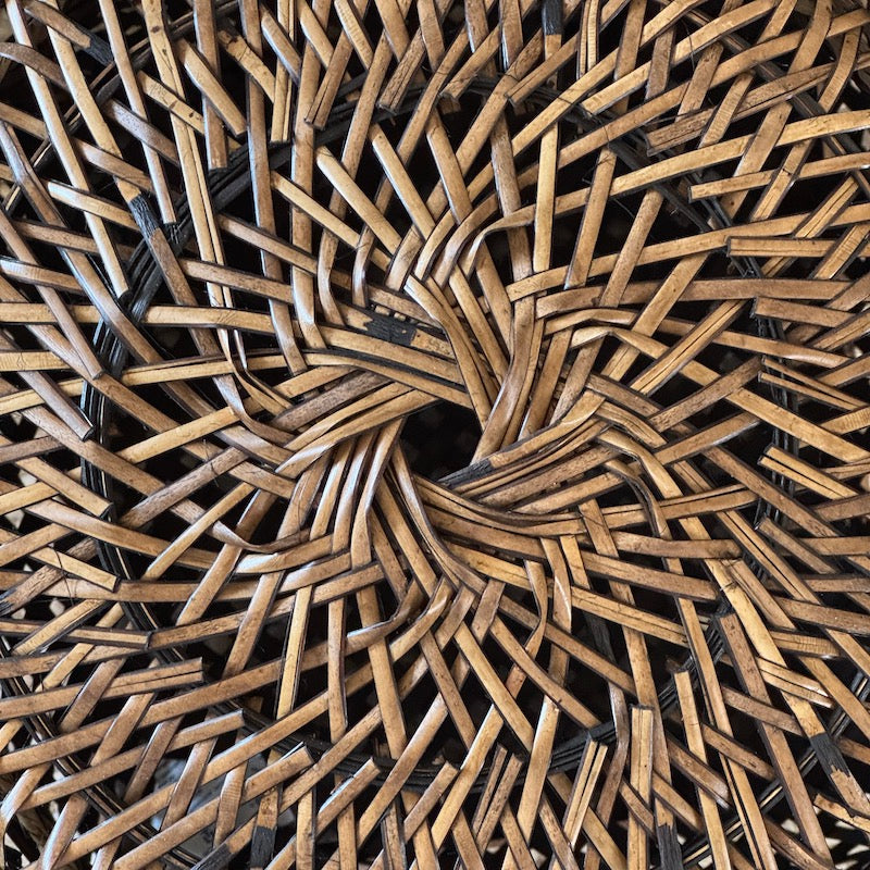 Woven Rattan Weave Basket With Lid