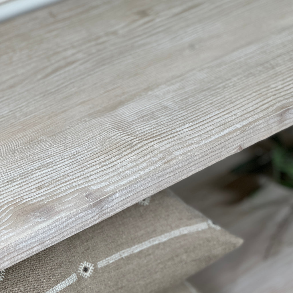 Whitewashed Constantine Two Tier Console