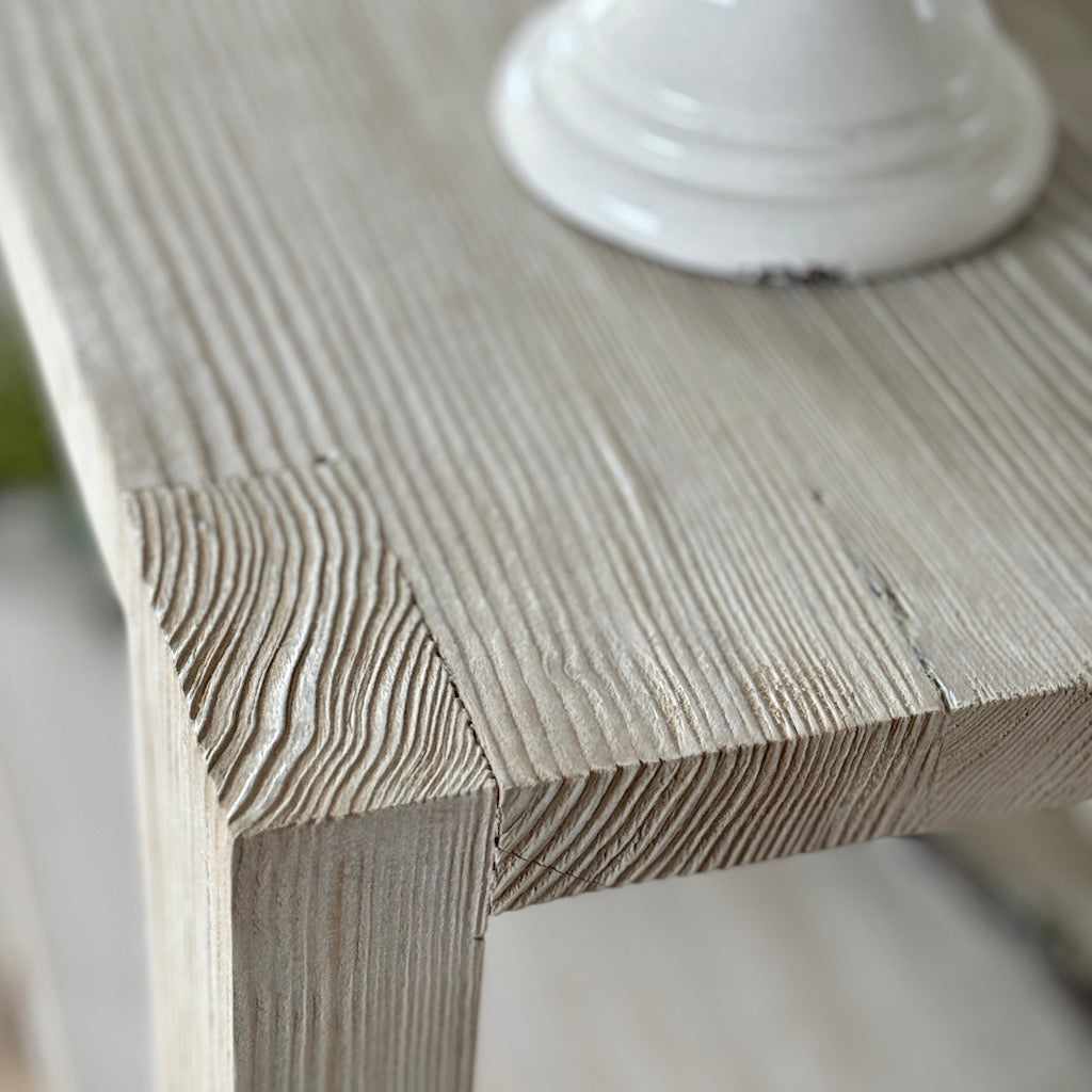 Whitewashed Constantine Two Tier Console