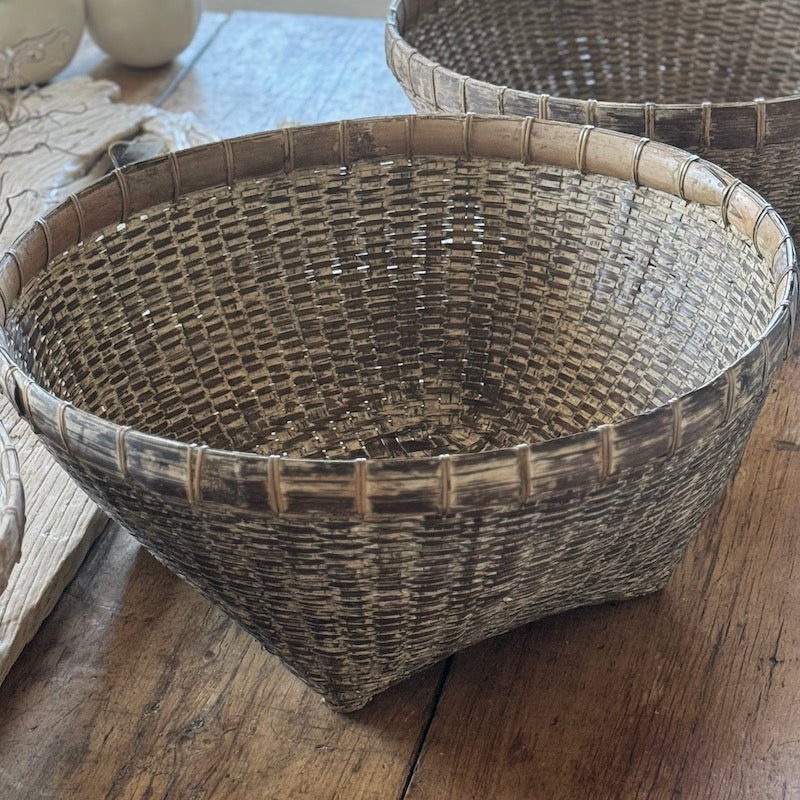 Vintage Style Rattan Woven Bowls