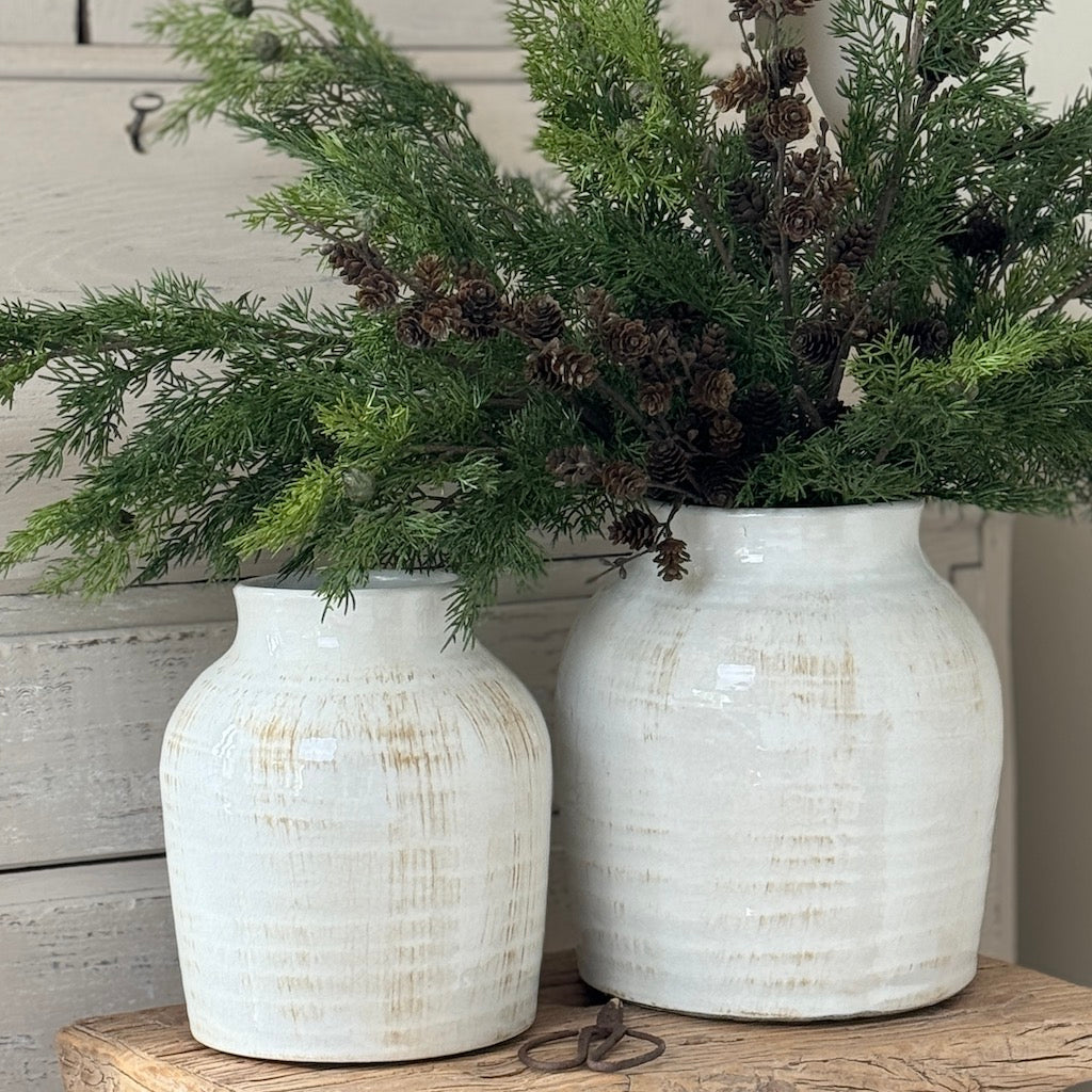 Naunton Glazed Distressed Vase