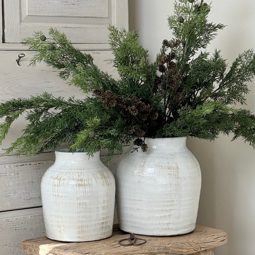 Naunton Glazed Distressed Vase