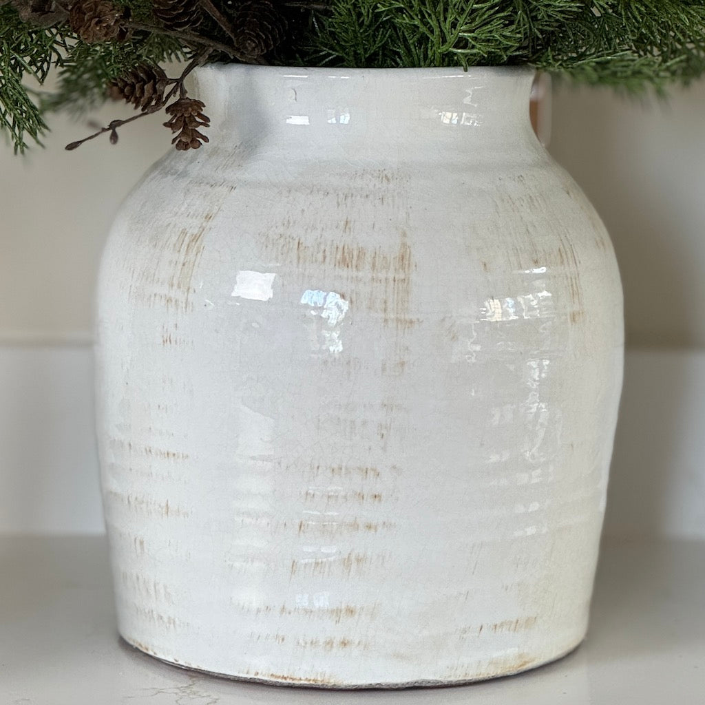 Naunton Glazed Distressed Vase
