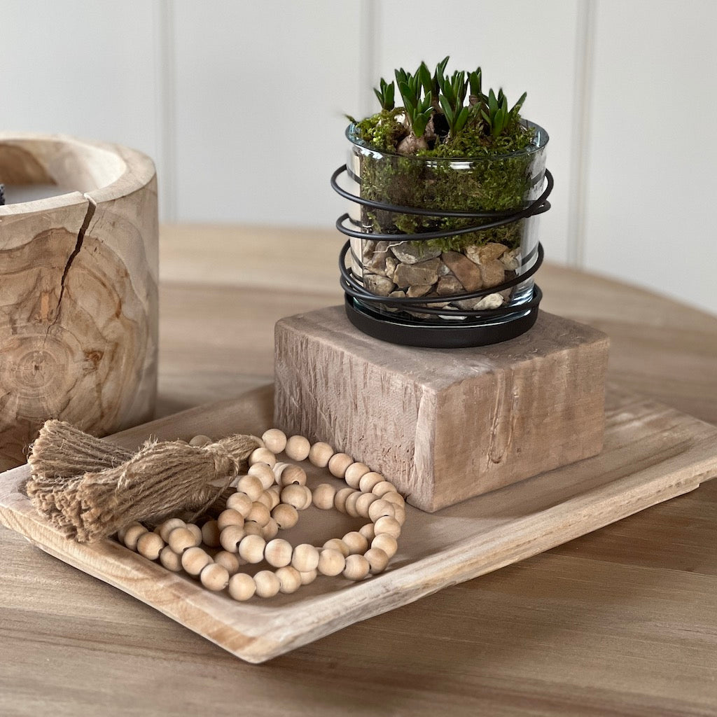 Shallow Wooden Display Tray