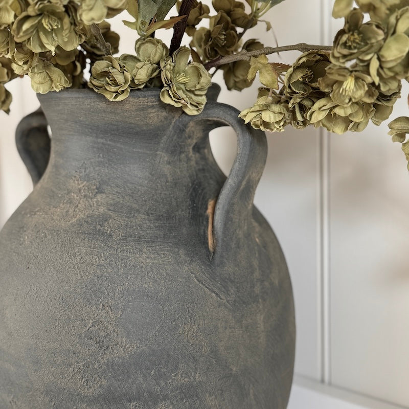 Chalfont Antique Grey Vessel Vase