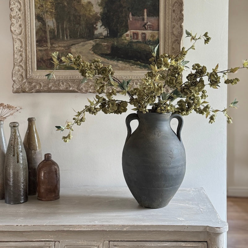 Chalfont Antique Grey Vessel Vase