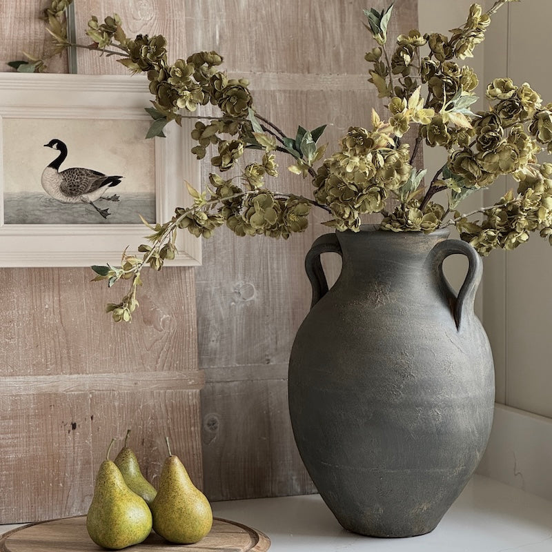 Chalfont Antique Grey Vessel Vase