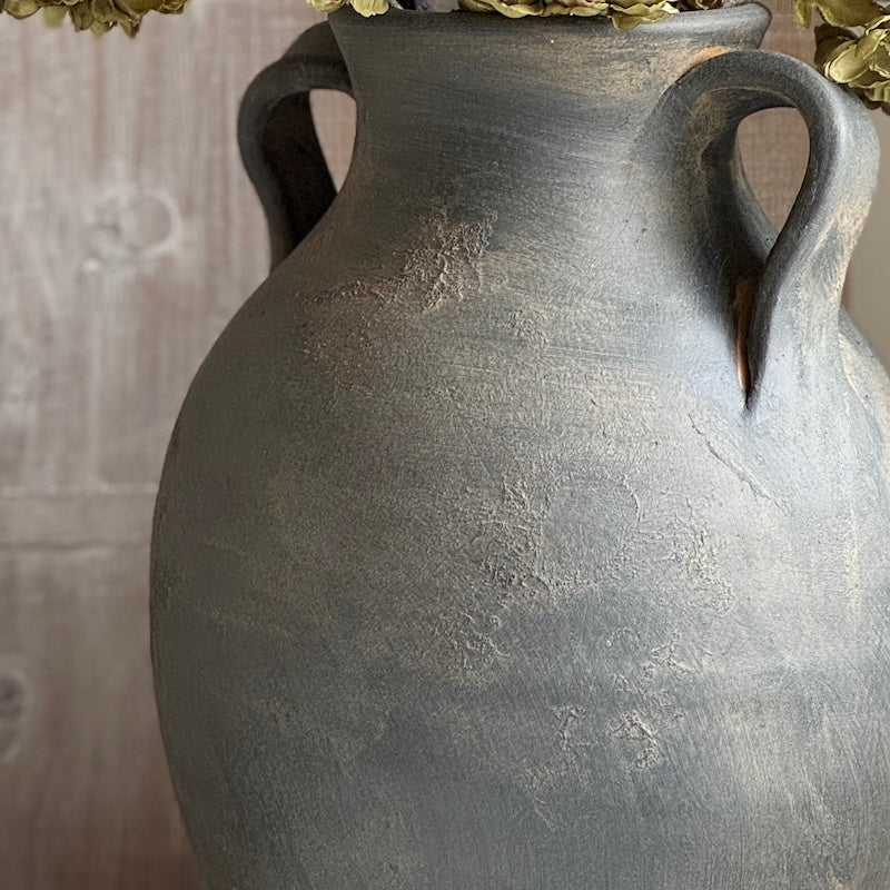 Chalfont Antique Grey Vessel Vase