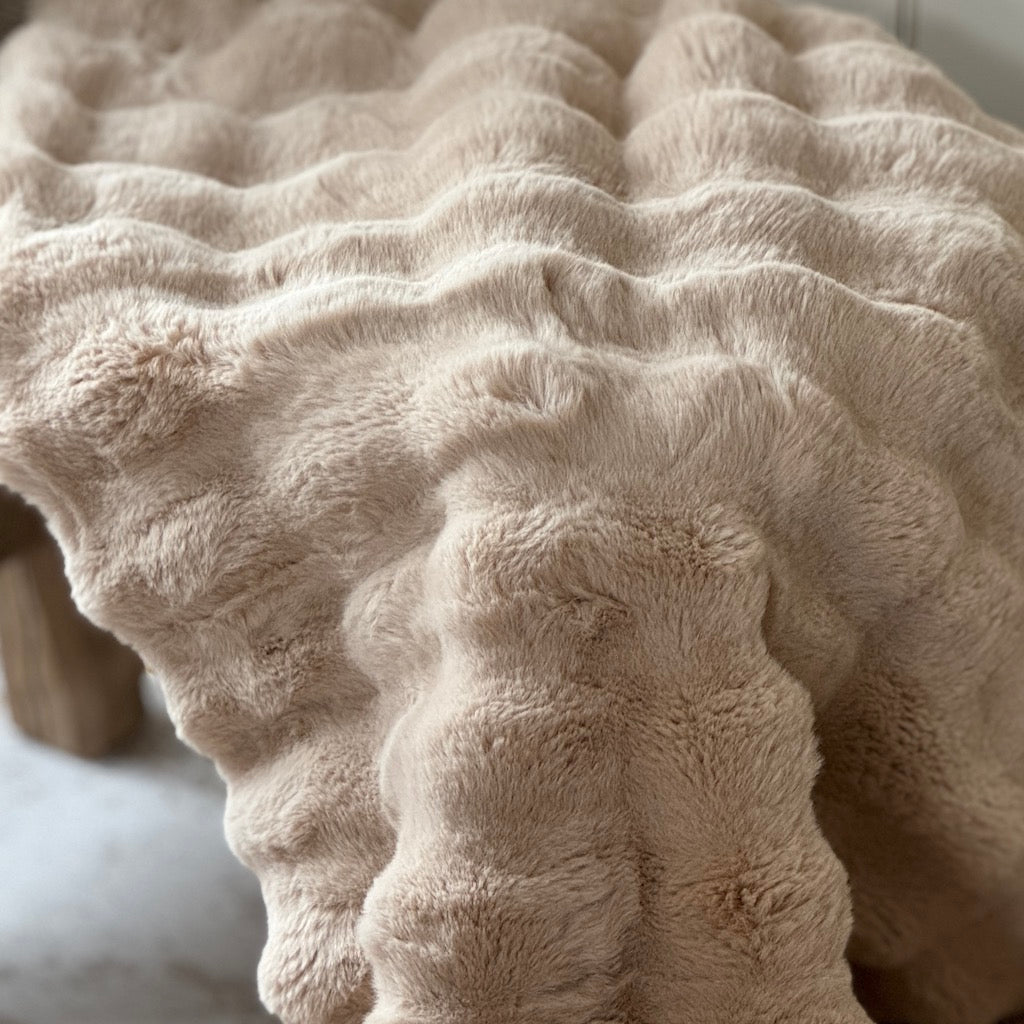 Luxury Soft Shell Faux Fur Throw