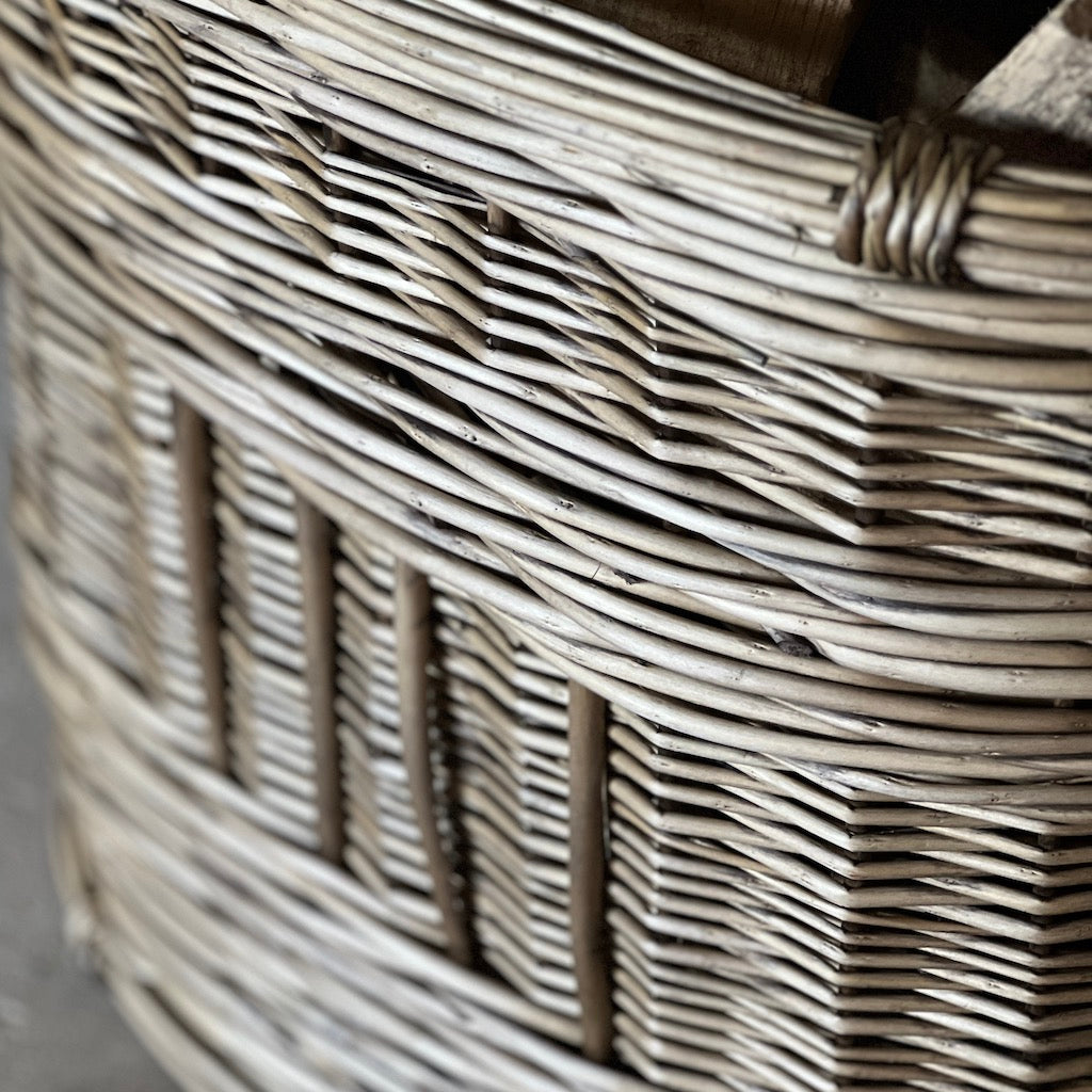 New French Style Wicker Champagne Grape Storage Basket