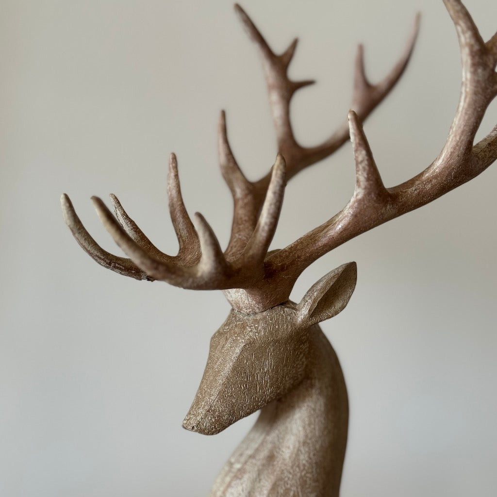 Proud Stag Statue Pair