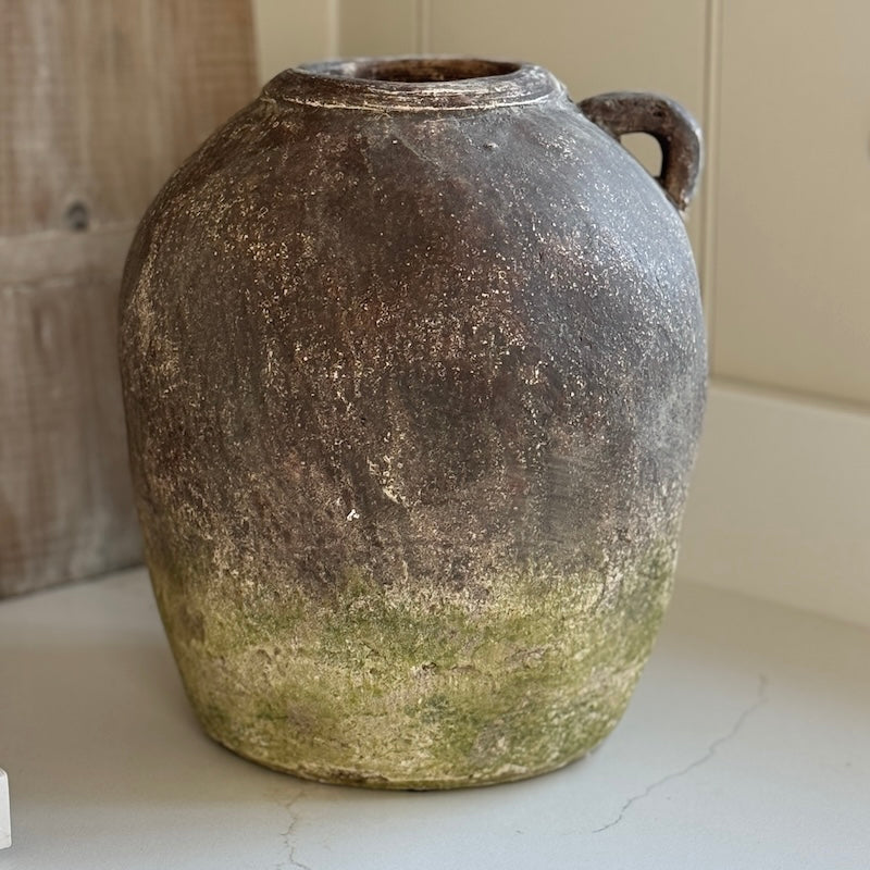 Aged Effect Terracotta Pot