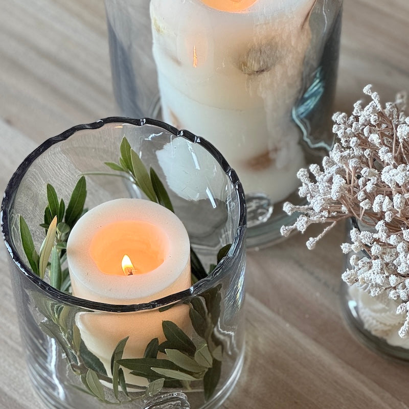 Robust Glass Cylinder Votive