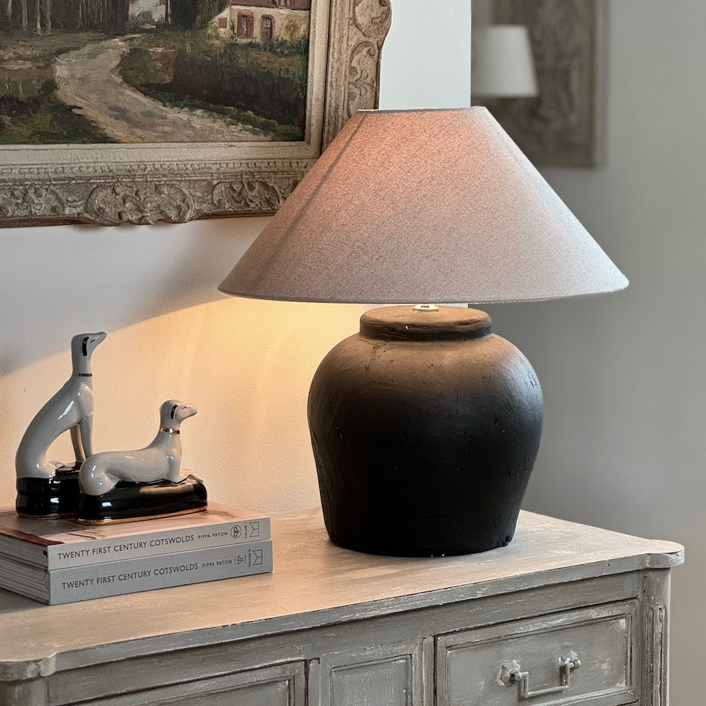 Matt Black Etna Table Lamp
