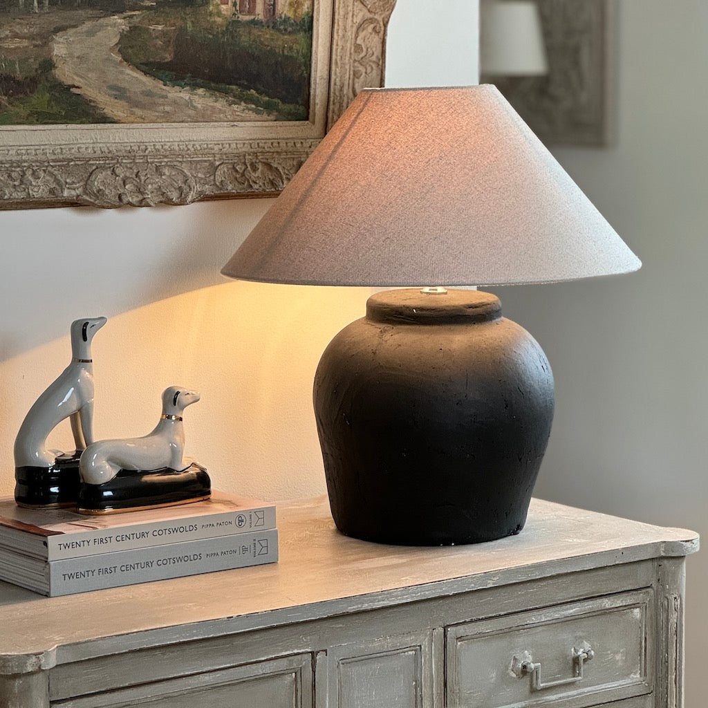 Matt Black Etna Table Lamp