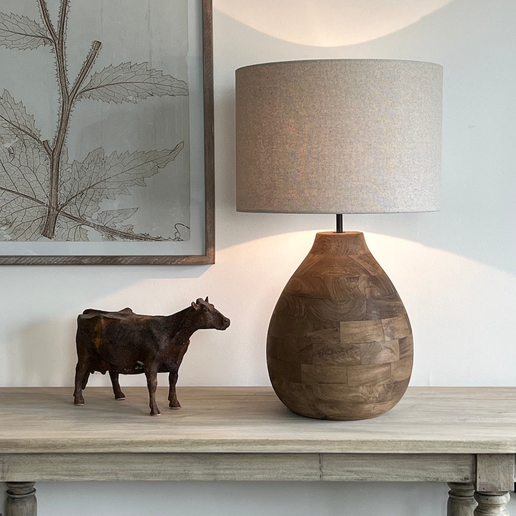Wooden Bottle Table Lamp Jackson
