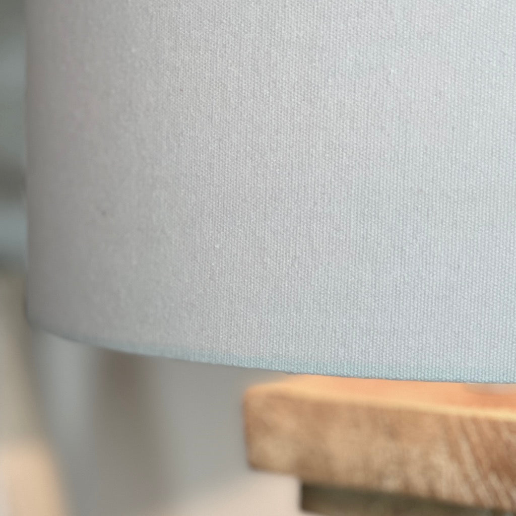Small Chunky Solid Wood Table Lamp Aspen