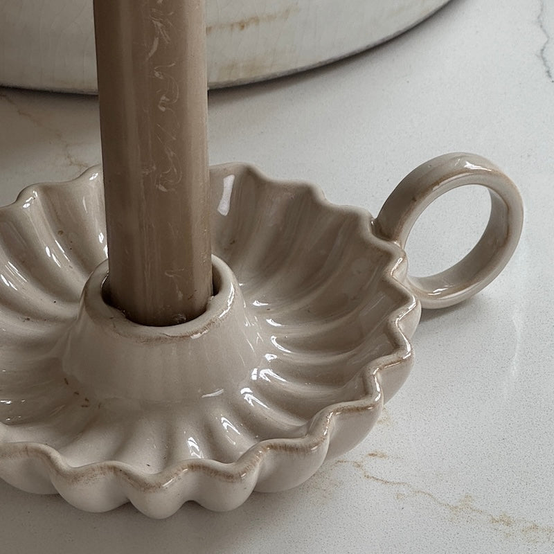 Rhylan Ceramic Stoneware Candle Holder