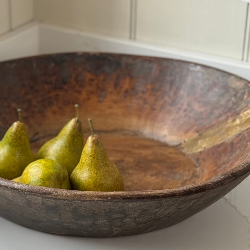 Vintage Wooden Parat Bowl