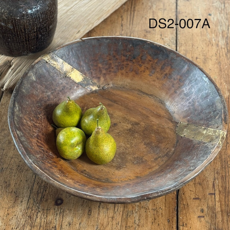 Vintage Wooden Parat Bowl