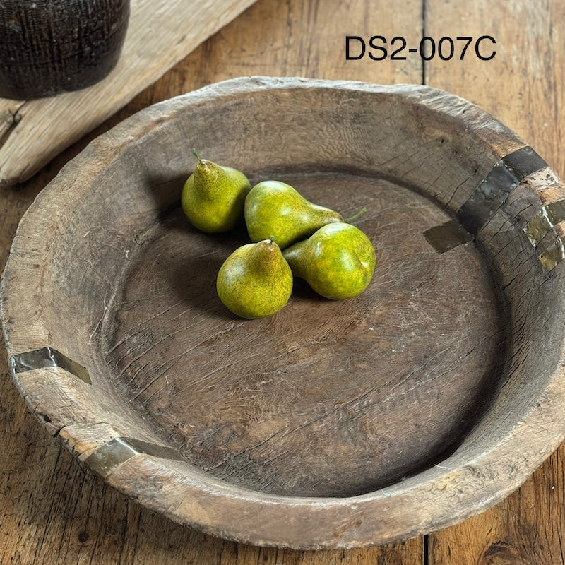 Vintage Wooden Parat Bowl