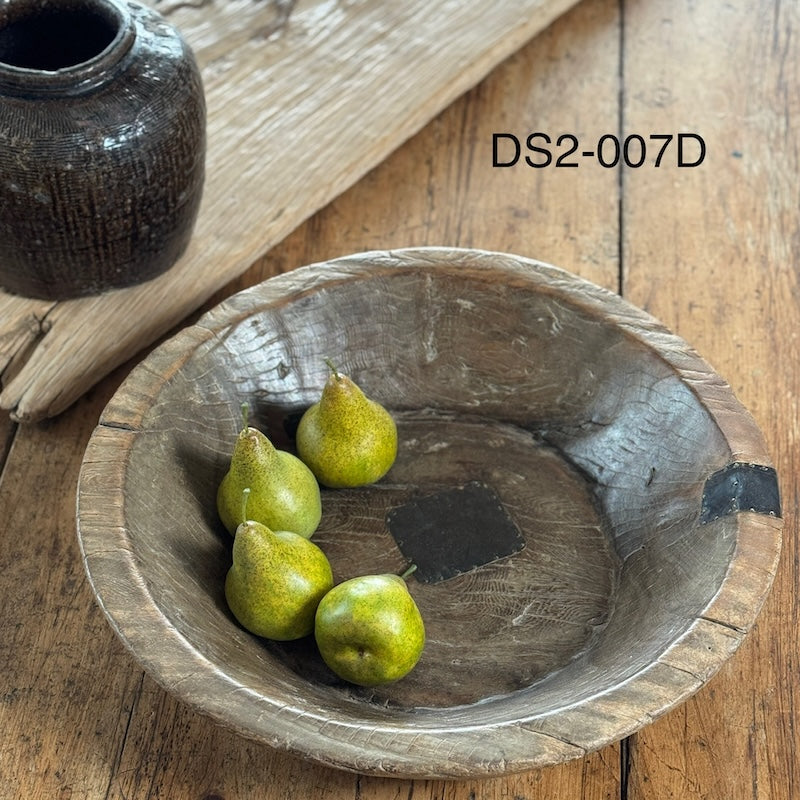 Vintage Wooden Parat Bowl