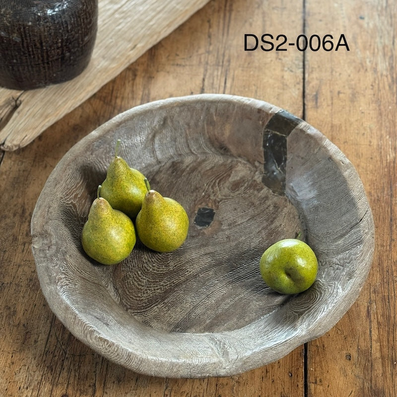 Vintage Wooden Parat Bowl
