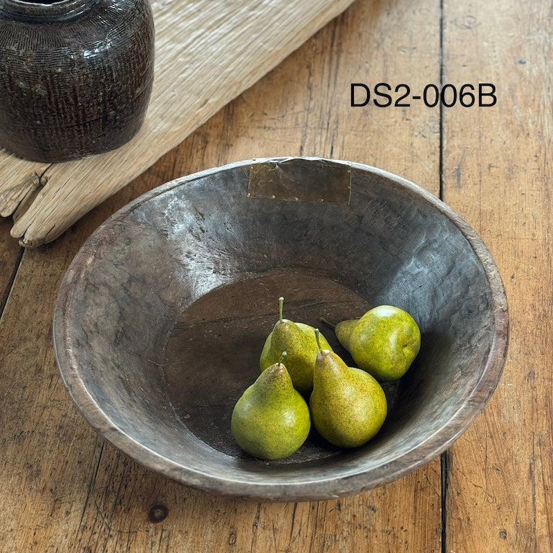 Vintage Wooden Parat Bowl