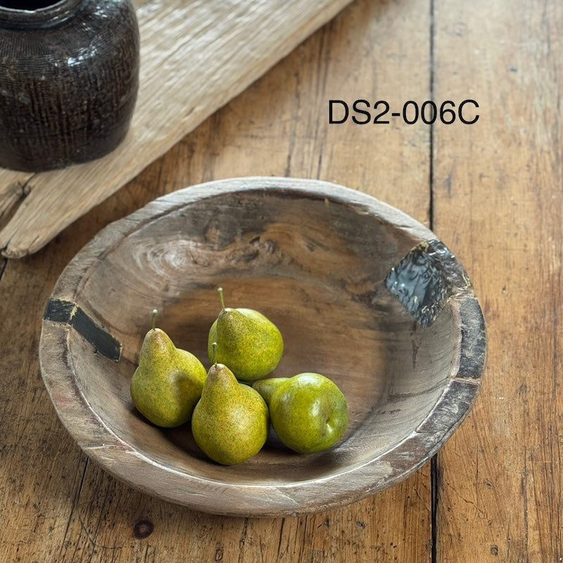 Vintage Wooden Parat Bowl