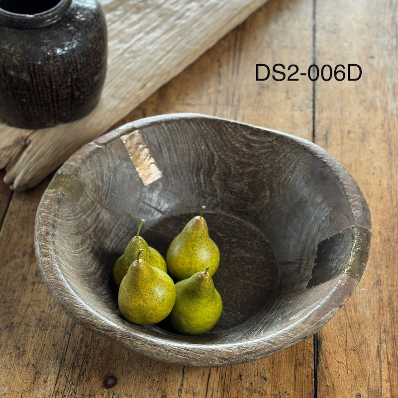 Vintage Wooden Parat Bowl