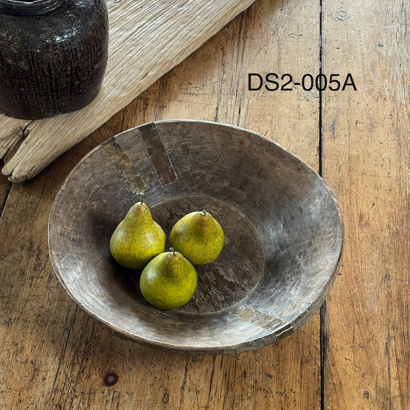 Vintage Wooden Parat Bowl