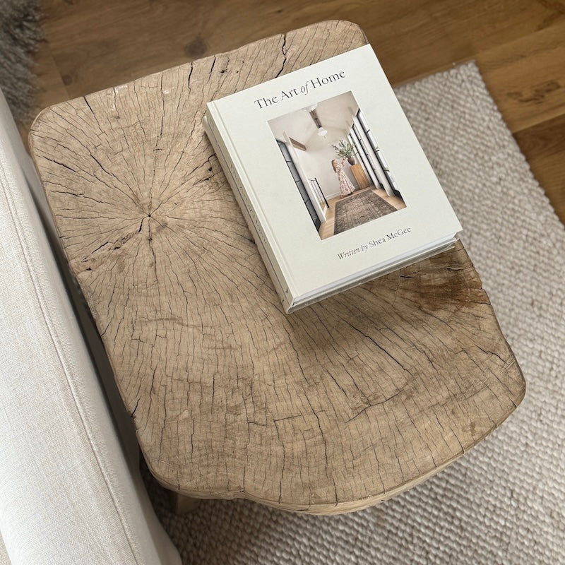 Vintage Reclaimed Heavyweight Chunky Wood Side Table