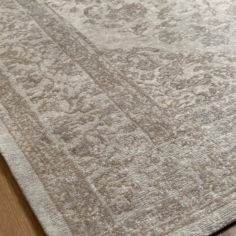 Woven Stone Sand Patterned Smooth Rug