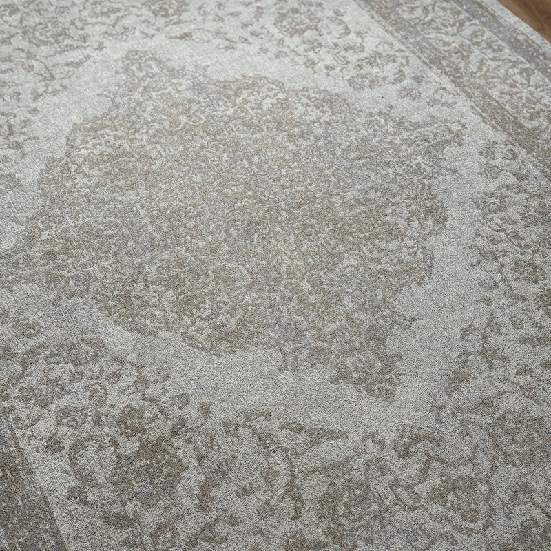 Woven Stone Sand Patterned Smooth Rug