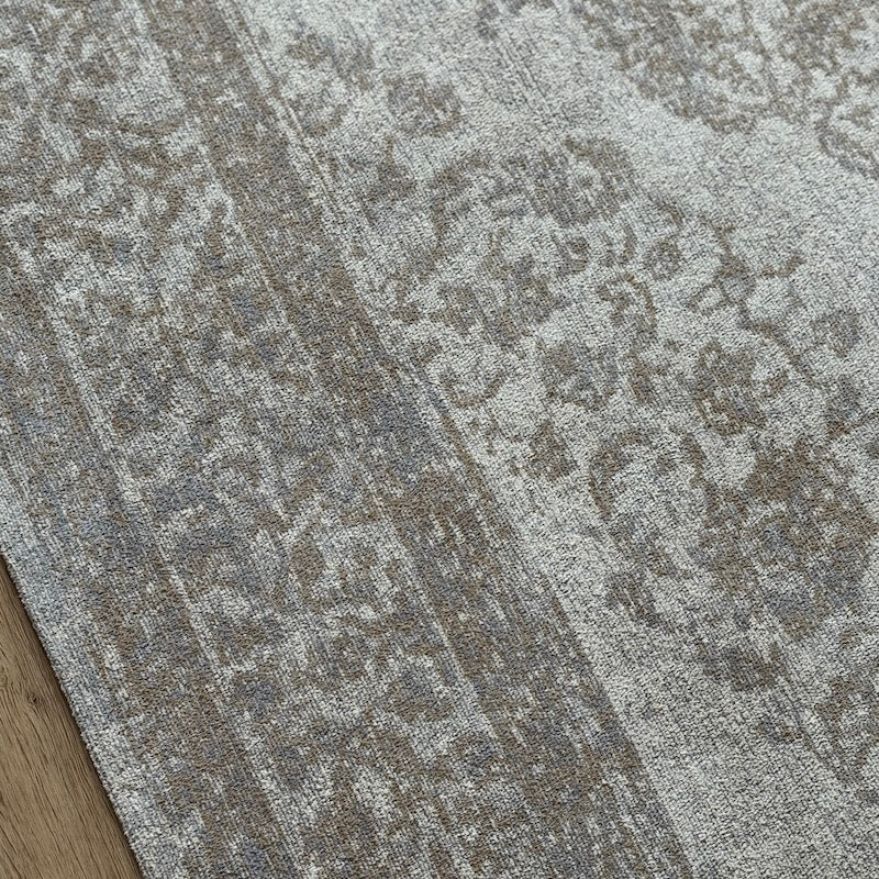 Woven Stone Sand Patterned Smooth Rug