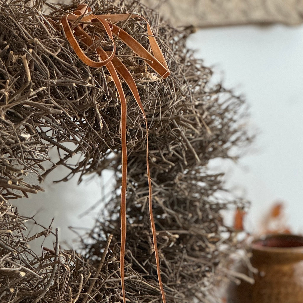 Rustic Chunky Dried Twig Wreath