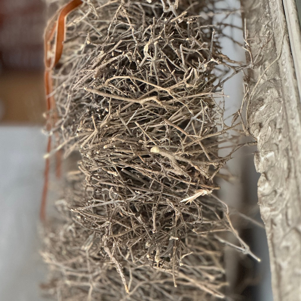 Rustic Chunky Dried Twig Wreath