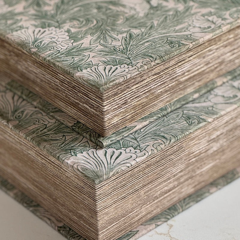 William Morris Style Book Boxes Set 2