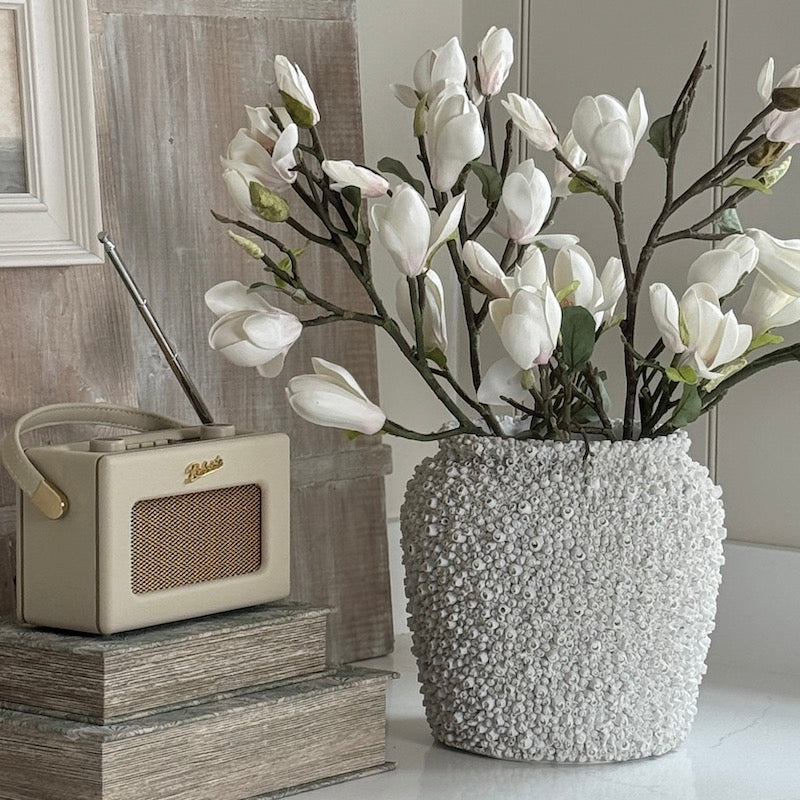 White Barnacle Vase