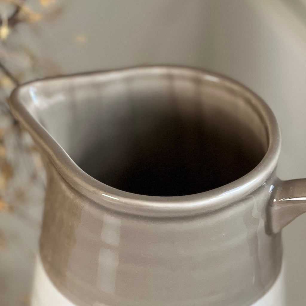 Two Tone Glazed Pitcher by Parlane