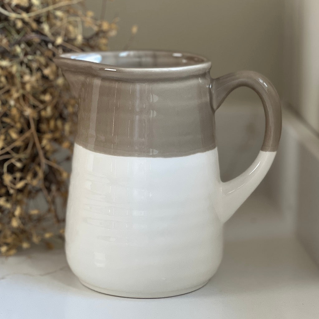 Two Tone Glazed Pitcher by Parlane