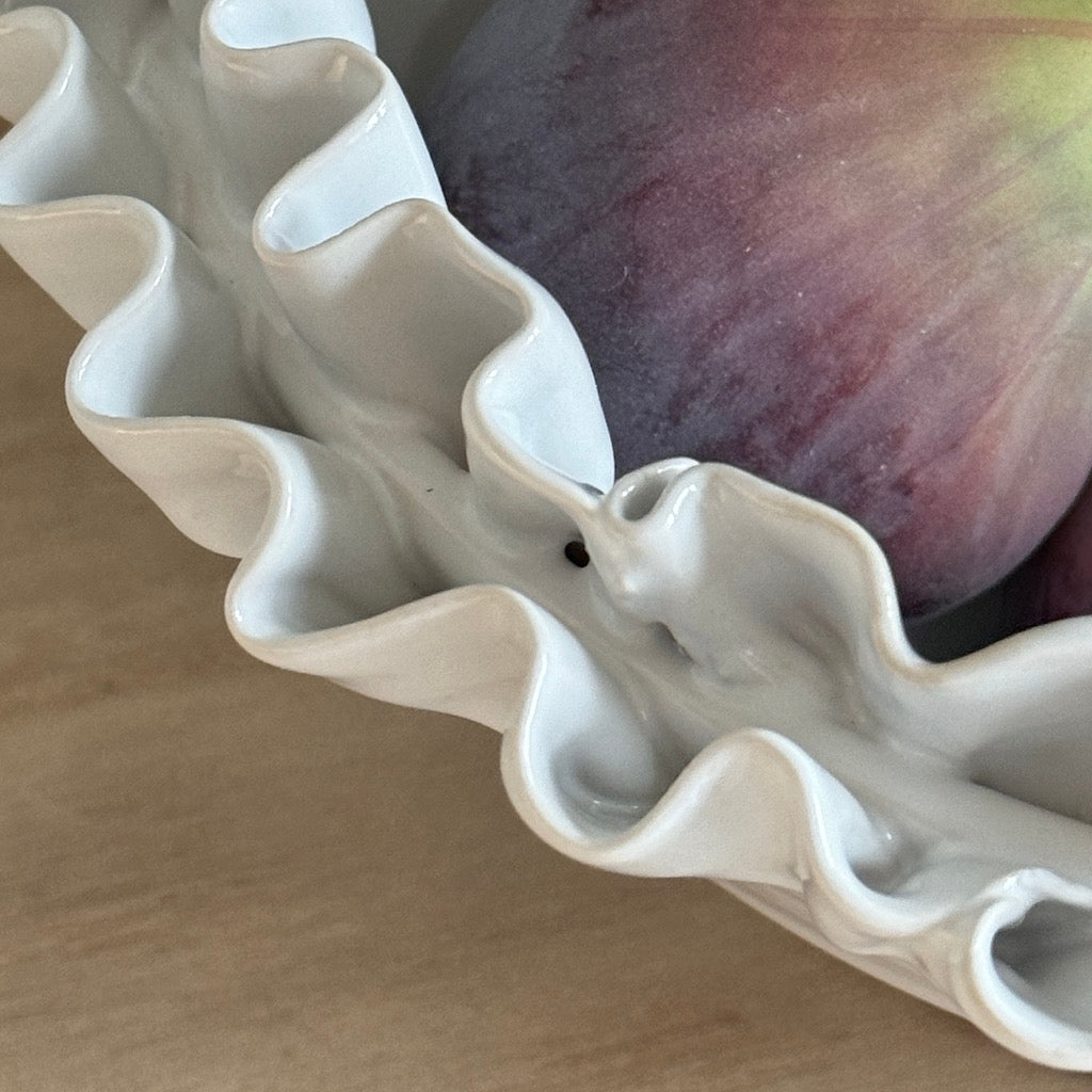 Hermonie Ceramic Ruffle Bowl